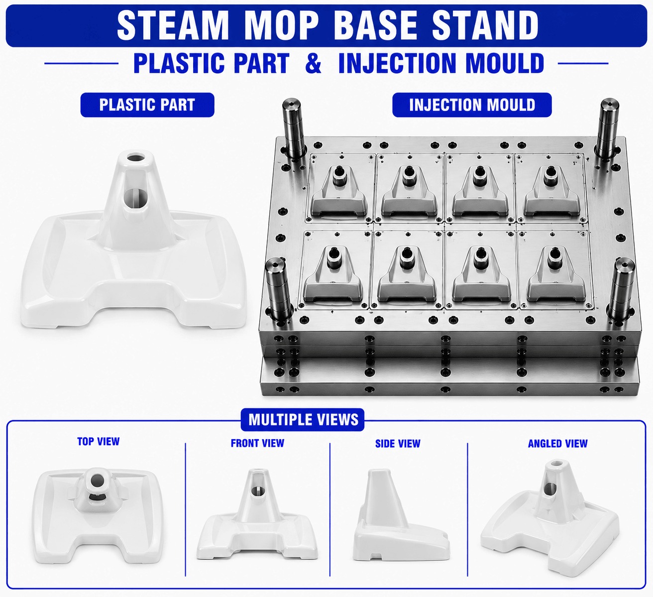 Steam Mop Plastic Base Stand Mould and Moulding Service